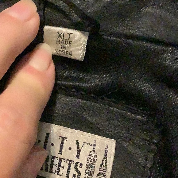 Mens Black Leather Jacket - Picture 10 of 10